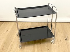 Carrello portavivande vintage | Carrello bar | anni 60 | made in Germany | nero