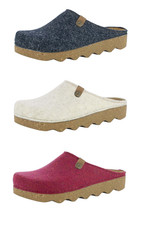 INBLU ciabatte donna invernali pantofole foderate calde e plantare vera pelle