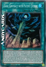 DARK CONTRACT WITH PATENT LICENSE • Super R • BACH EN056 • 1Ed • YUGIOH!