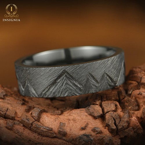 Anello titanio 6mm uomo - anello,