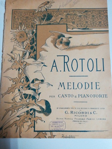 Spartito musicale melodie per
