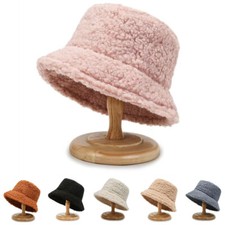 Women Faux Fur Bucket Hat