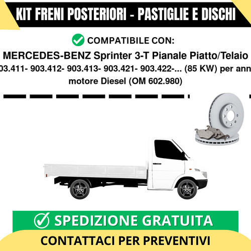 Kit freni posteriori - kit,