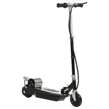 HOMCOM Monopattino per Bambini Pieghevole Elettrico 120W Nero