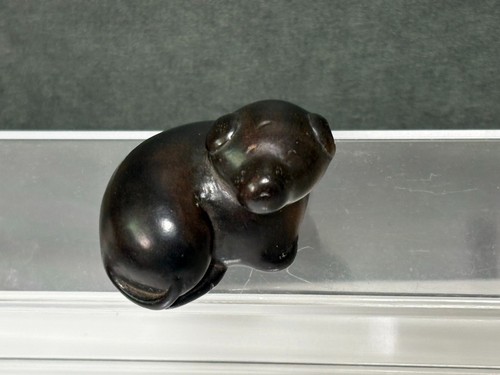 Netsuke per cani scultura - , in