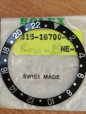 Rolex Insert bezel GMT Master Slim Font black inserto lunetta 16700 16710