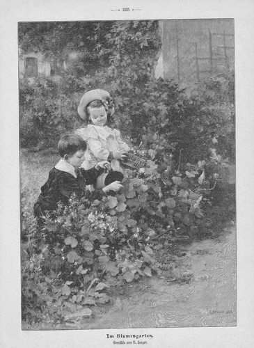 Nel giardino fiorito - "", bambini