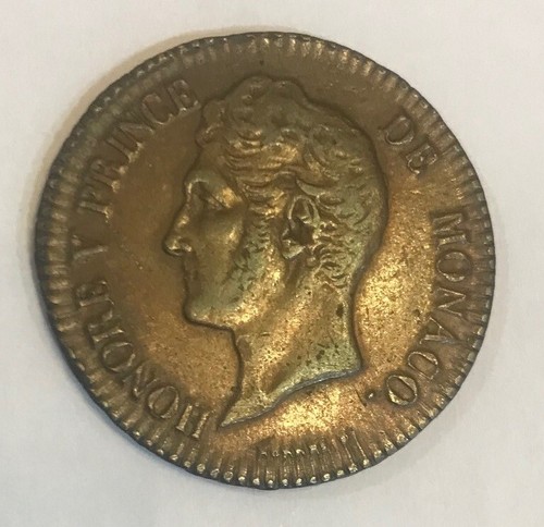 1837 monaco centimes - 1837, 5