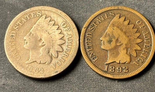 1862 1892 testa indiano - 1862, e