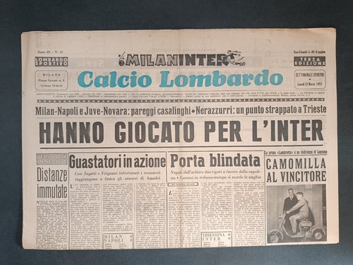 Giornale milaninter calcio - milaninter,