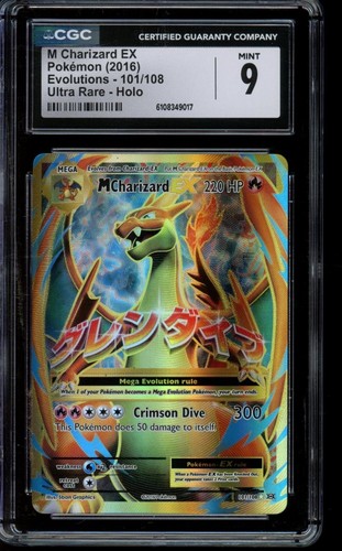 Cgc mint pokemon charizard - 9,