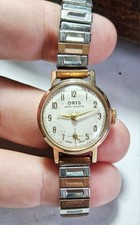Orologio Vintage donna Oris  placcato oro