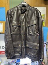 Giacca pelle Belstaff Colore Testa Di Moro Taglia M PERFETTO MANCA LA CINTA
