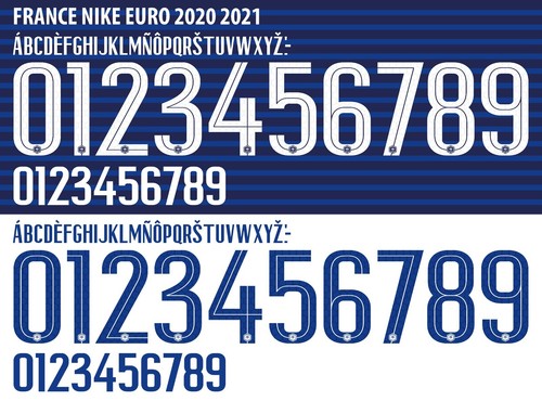 Set nome numero per - per, francia