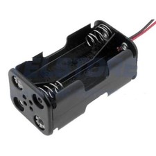 CONTENITORE PORTABATTERIE 4 POSTI PER BATTERIE STILO AA - PORTA PILE