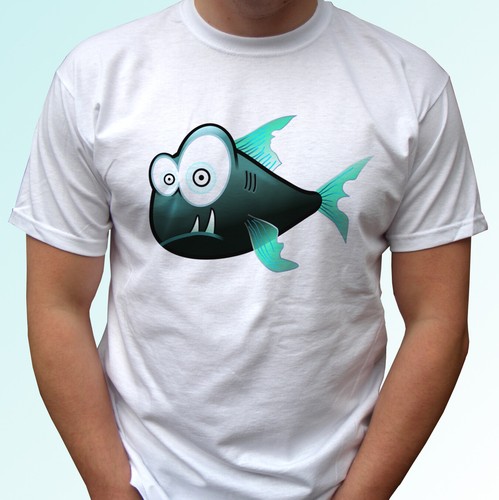 Shirt piranha maglietta - t-shirt,