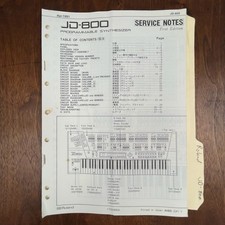 VINTAGE ROLAND JD-800 SERVICE