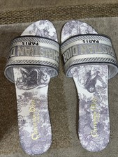 Sandali Christian Dior grigi