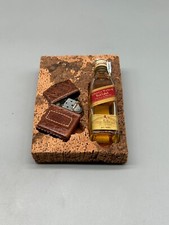 SET ACCENDINO PIÚ BOTTIGLIA MIGNON WHISKY RED LABEL PARTE DELLA CONFEZIONE