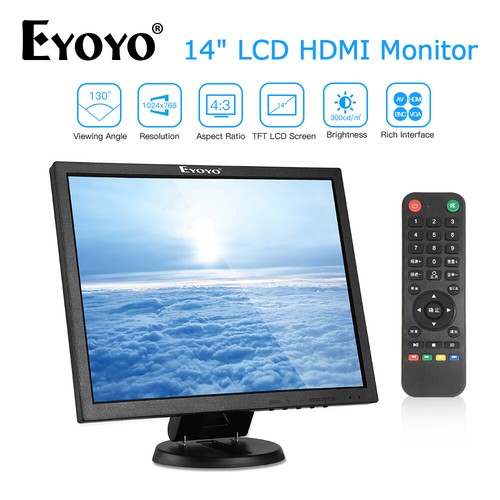 Eyoyo lcd monitor 1024x768 - eyoyo, 14"
