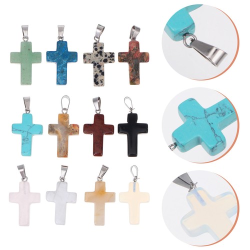 12pz ciondoli gioielli croce - 12pz,