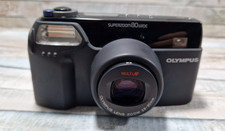 Olympus Superzoom 80 Wide 35MM fotocamera pellicola con custodia pellicola testata