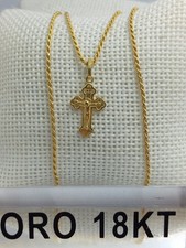 Collana in oro giallo 750 18