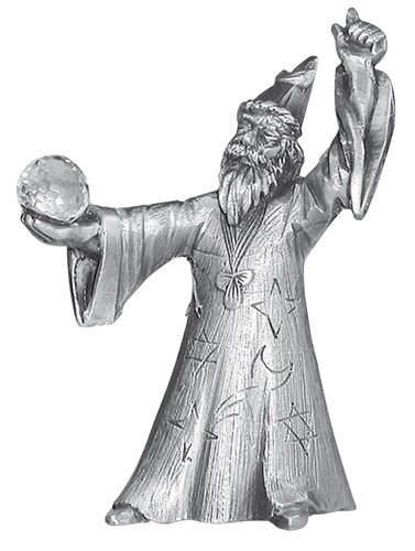 Statuina peltro mago - statuina,