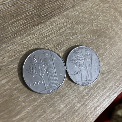 100 lire 1965 1980 - 100,