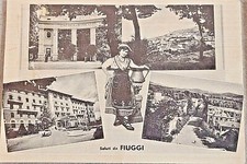 1965 Cartolina Saluti da Fiuggi  , 3 VEDUTINE + popolana in costume locale