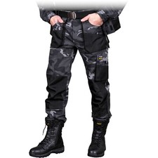 Pantalone da lavoro multifunzione vita alta pantalone uomo camouflage tg 46 - 62