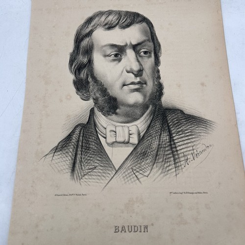 Stampa ritratto baudin - ritratto,
