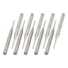 Fresa elicoidale CNC PCB carburo tungsteno gambo 3,175 dia taglio 1mm 10x