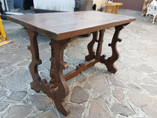 TAVOLO-FRATINO NOCE MASSELLO - GROSSO SPESSORE - PATINA NATURALE - FINE '800