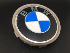 BMW 68MM BORCHIA COPPA COPPETTA COPRI MOZZO MOZZI CERCHIO RUOTA LOGO BADGE NOME