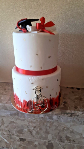 Torta finta laurea - pasta, di