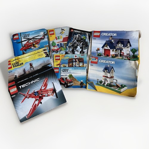 Lego manuali solo lotto - lego, 9