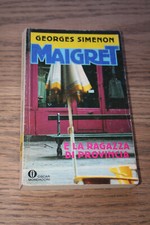 Georges Simenon Maigret e La Ragazza di Provincia Prima Edizione Oscar Gialli