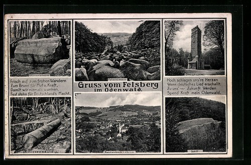 Reichenbach odenwald - ak,