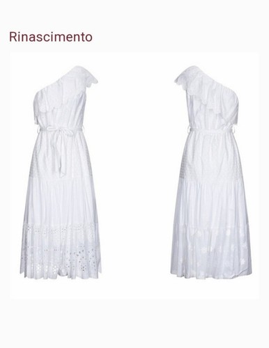 Maxi abito bianco spalle