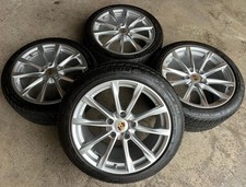 4 RUOTE INVERNALI ORIGINALI 19" ALLUMINIO PORSCHE CAYMAN BOXSTER 718 982 982601025 RUOTA LIBERA