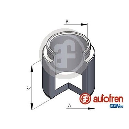 Pistone autofren 48mm - 48mm, pinza