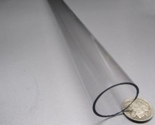 Tubo/tubo trasparente tondo in