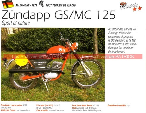 Zundapp 125 - et, 1973