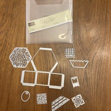 Stampin Up Sizzix Big Shot matrici sottili 9 pezzi scatola finestra 142762