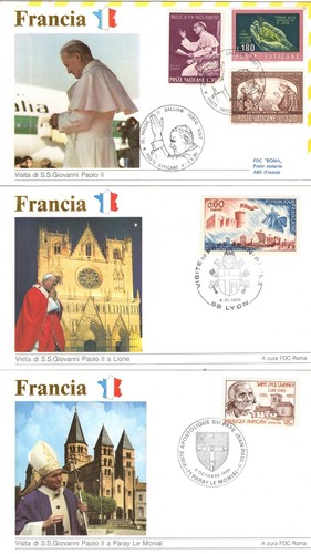 Vaticano francia 1986 - vaticano, viaggio