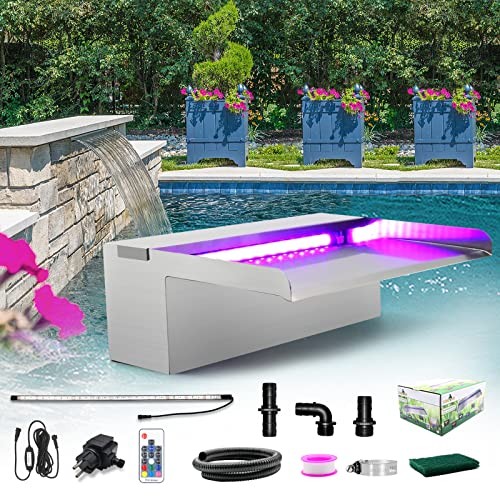 Fontana piscina cascata 30cm - piscina,