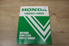Honda HS55K1 HS80 Manuale