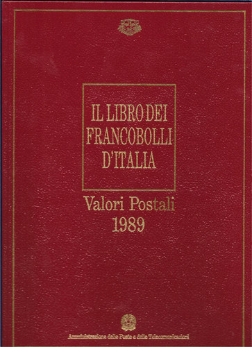 Libro dei francobolli 1989 - libro,