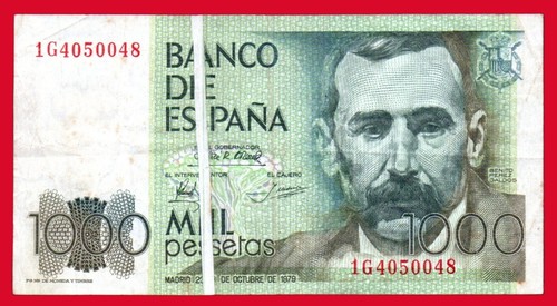 Error 1000 pesetas - , galdos